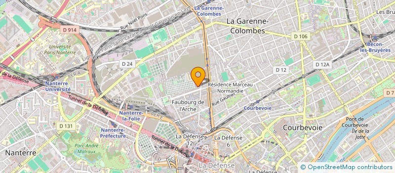 localisation de l'entreprise GEMINI ADVISORS à COURBEVOIE