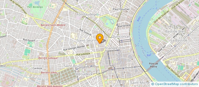localisation de l'entreprise GEMINI INVEST à BORDEAUX