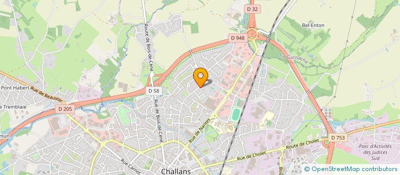 localisation de l'entreprise GEMINIS à CHALLANS