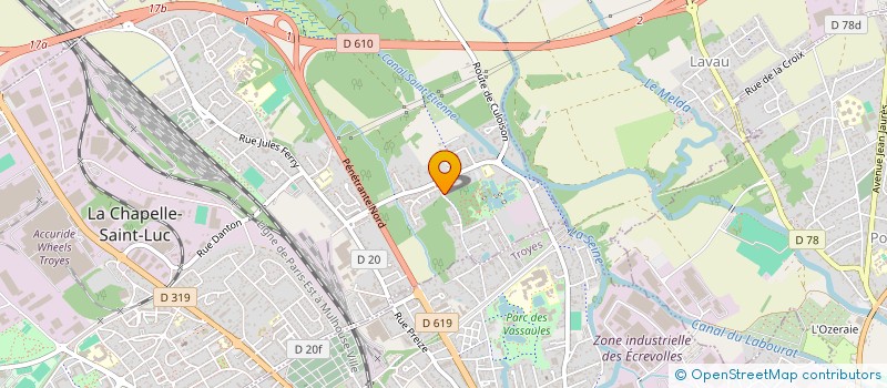 localisation de l'entreprise GEMINIS  LA CHAPELLE-SAINT-LUC