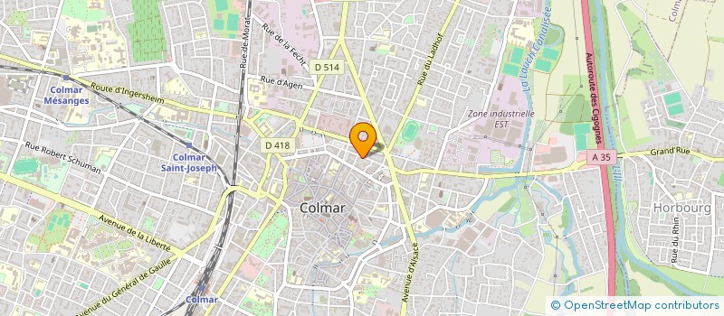 localisation de l'entreprise GEMITUDE  COLMAR