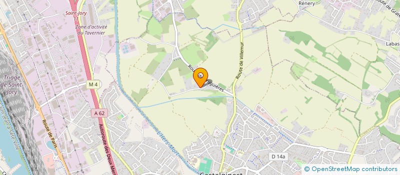 localisation de l'entreprise GEMM  CASTELGINEST