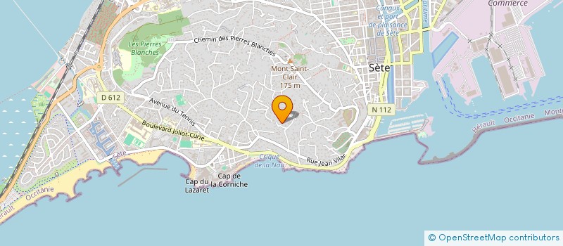 localisation de l'entreprise GEMM DEVELOPPEMENT à SETE