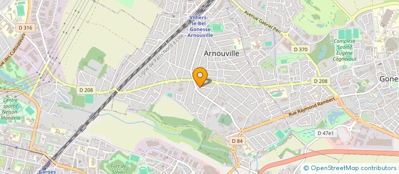 localisation de l'entreprise GEMMA BAT à ARNOUVILLE
