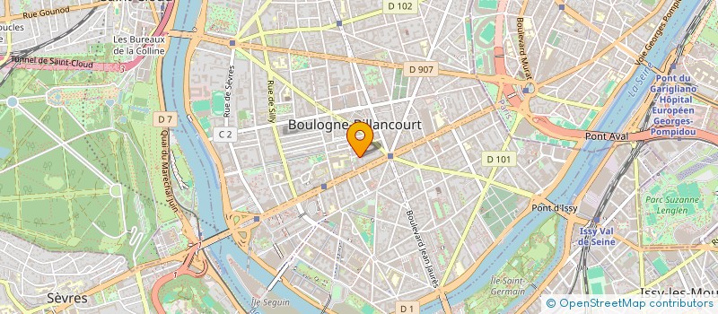 localisation de l'entreprise GEMMA POTAISSA à BOULOGNE-BILLANCOURT