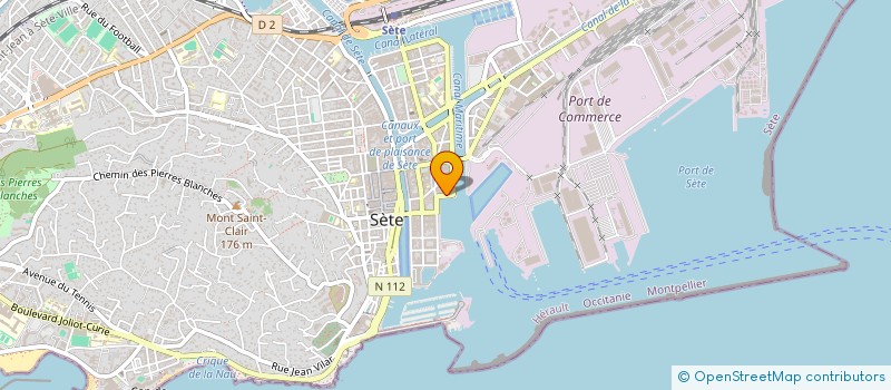 localisation de l'entreprise GEMMARIS à SETE