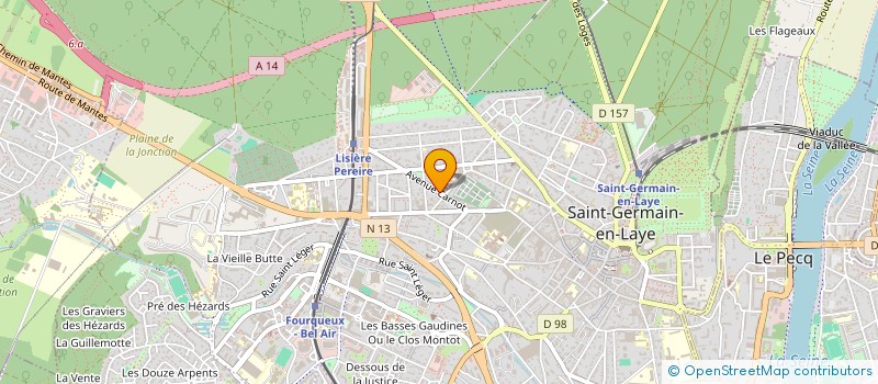 localisation de l'entreprise GEMMAVEST  SAINT-GERMAIN-EN-LAYE