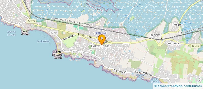 localisation de l'entreprise GEMME  BATZ-SUR-MER