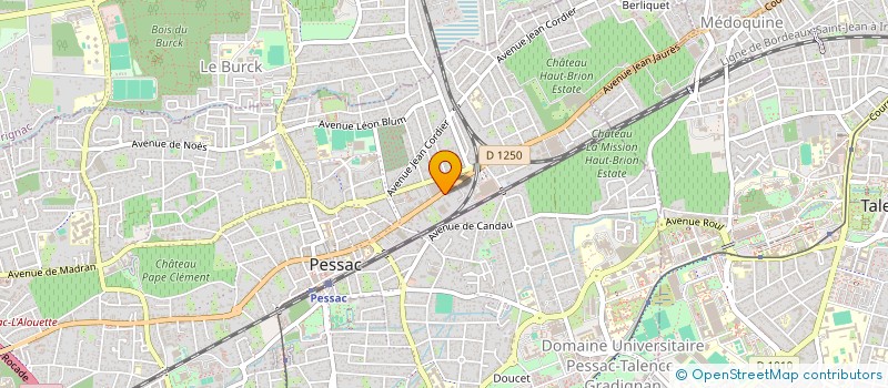 localisation de l'entreprise GEMME  PESSAC