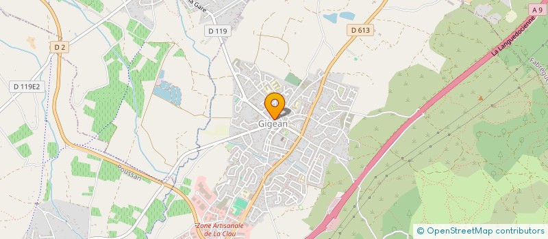 localisation de l'entreprise GEMME DE YOGA  GIGEAN