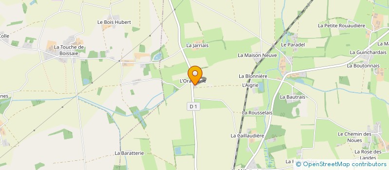 localisation de l'entreprise GEMMES DECO NATURE  ABBARETZ