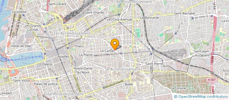 localisation de l'entreprise GEMMES PLUS à MARSEILLE