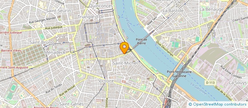 localisation de l'entreprise GEMMOR  BORDEAUX