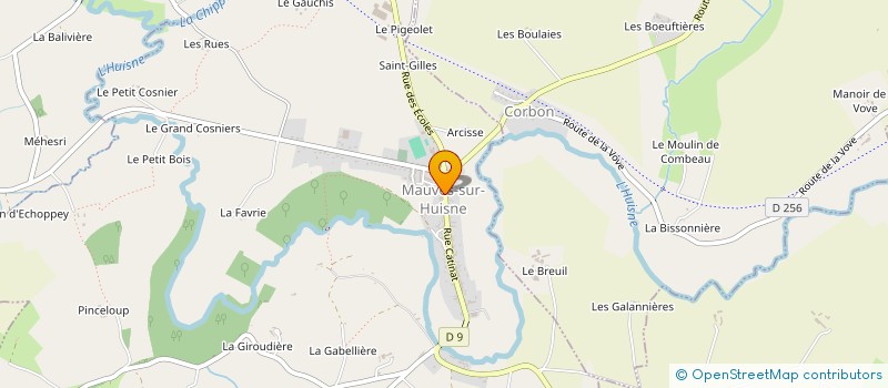 localisation de l'entreprise GEMMULES à MAUVES-SUR-HUISNE