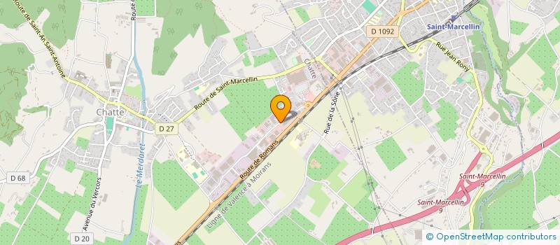 localisation de l'entreprise GEMO AUTO CONTROLE  CHATTE