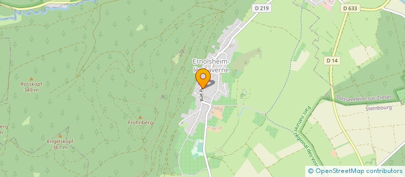 localisation de l'entreprise GEMO TP  BOUXWILLER