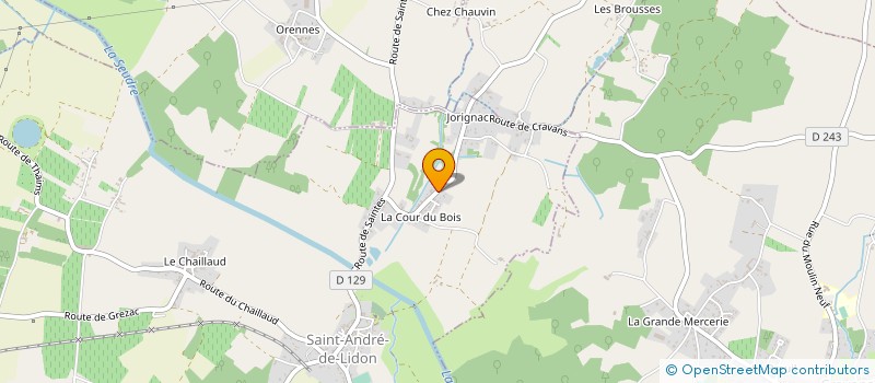 localisation de l'entreprise GEMODIAL à GEMOZAC