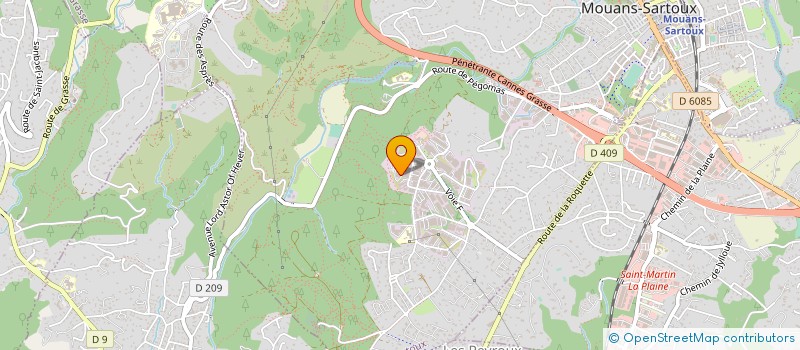 localisation de l'entreprise GEMOFI  MOUANS-SARTOUX