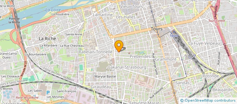 localisation de l'entreprise GEMOSE  TOURS