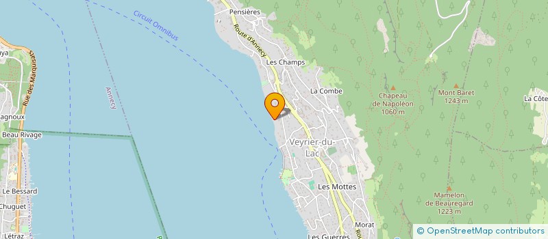 localisation de l'entreprise GEMS  VEYRIER-DU-LAC