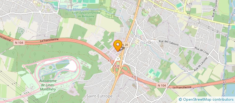 localisation de l'entreprise GEMS-DES à LINAS
