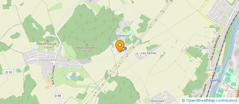 localisation de l'entreprise GEMS JEWELLERY PALACE SARL  LE MEUX