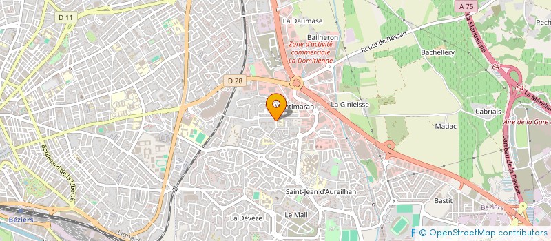 localisation de l'entreprise GEMSGATE FRANCE à BEZIERS