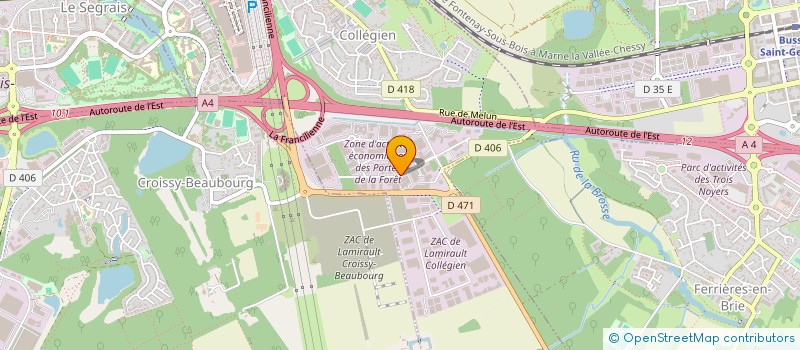 localisation de l'entreprise GEMSTAR à COLLEGIEN