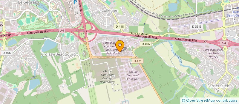 localisation de l'entreprise GEMSTOCK à COLLEGIEN
