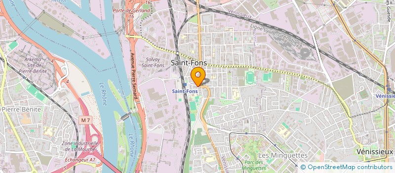 localisation de l'entreprise GEMSTONE à SAINT-FONS