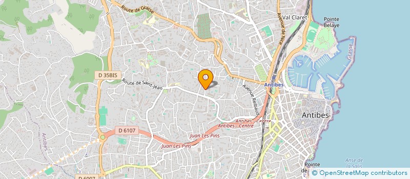 localisation de l'entreprise GEMSUN à ANTIBES