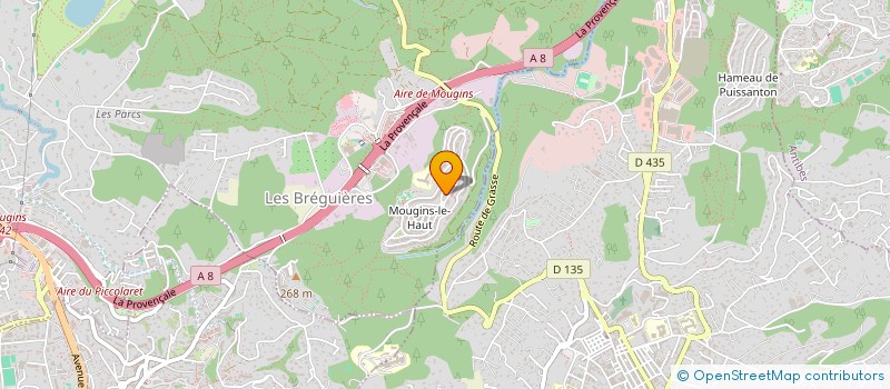 localisation de l'entreprise GEMTE.COM  MOUGINS
