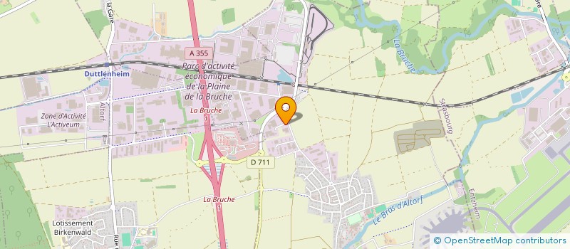 localisation de l'entreprise GEMU INVEST  ALTORF