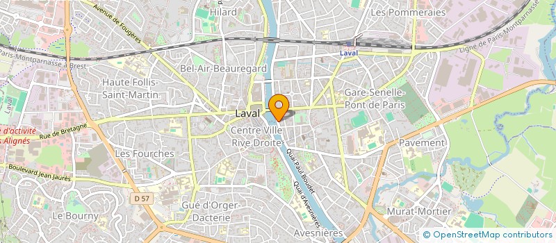 localisation de l'entreprise GEMY à LAVAL