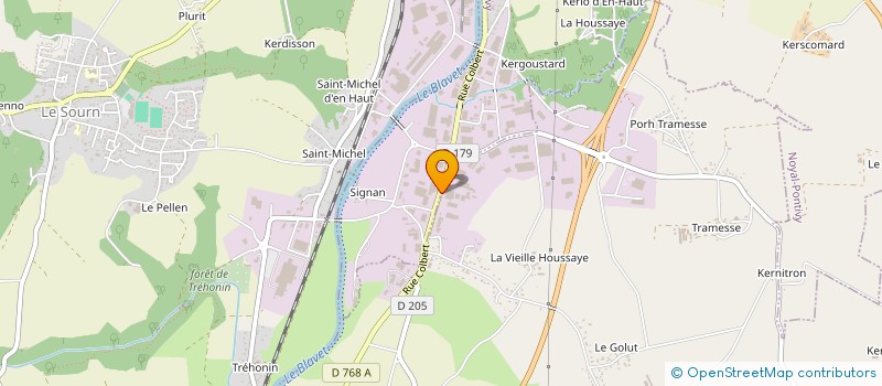 localisation de l'entreprise GEMY PONTIVY à PONTIVY