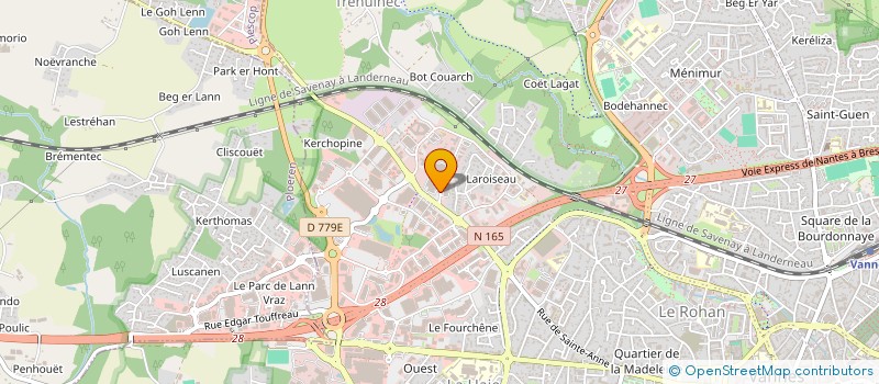 localisation de l'entreprise GEMY VANNES à VANNES