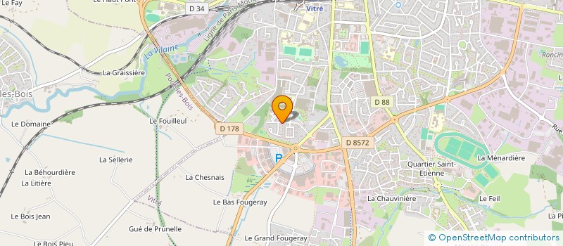 localisation de l'entreprise GEN 5  VITRE