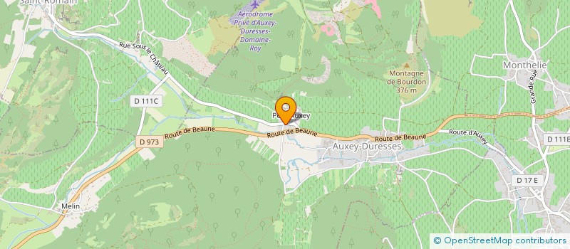 localisation de l'entreprise GEN  AUXEY-DURESSES