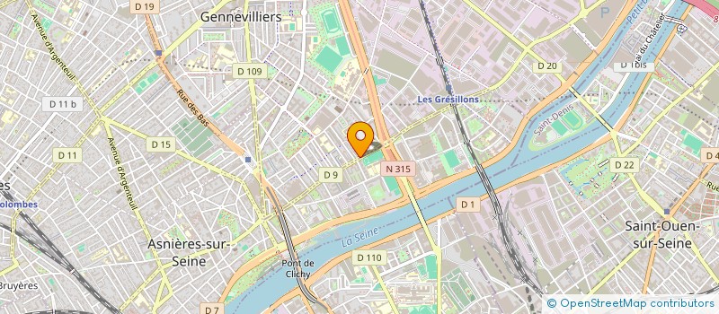 localisation de l'entreprise GEN à GENNEVILLIERS