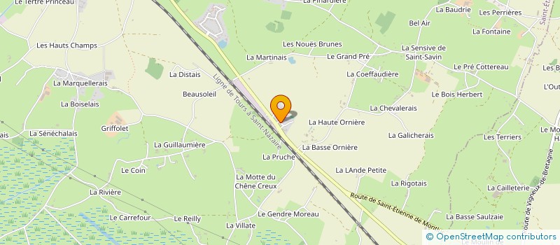 localisation de l'entreprise GEN'BAT  SAINT-ETIENNE-DE-MONTLUC