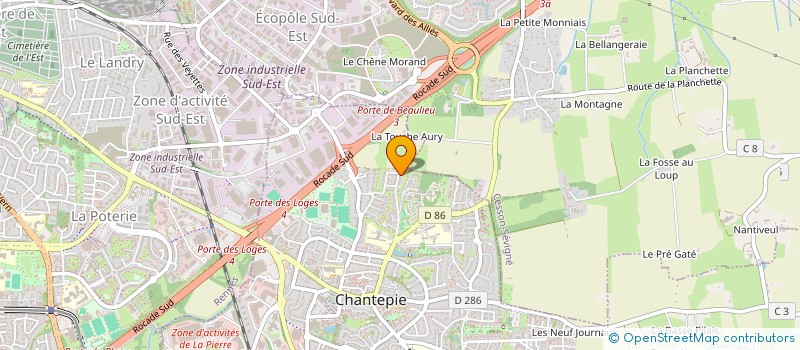 localisation de l'entreprise GEN'CHANTEPIE à CHANTEPIE