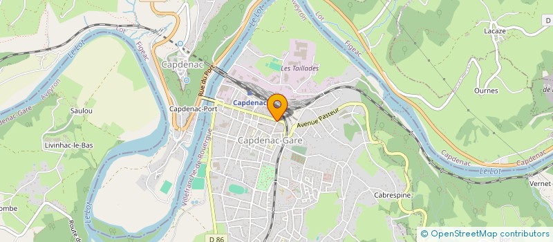 localisation de l'entreprise GEN D'INSTALLATIONS ET DE MAINTENANCE à CAPDENAC-GARE