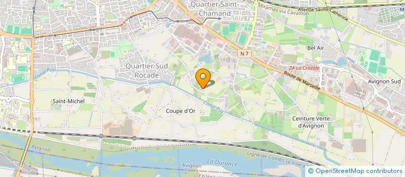 localisation de l'entreprise GEN DE COMPOSANTS INDUST POUR LE BATIMEN à AVIGNON