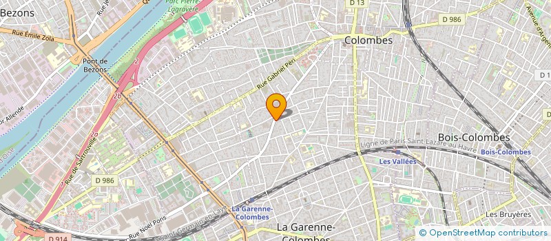 localisation de l'entreprise GEN DE TECHNIQUES DE MAINTENANCE SERVICE à COLOMBES