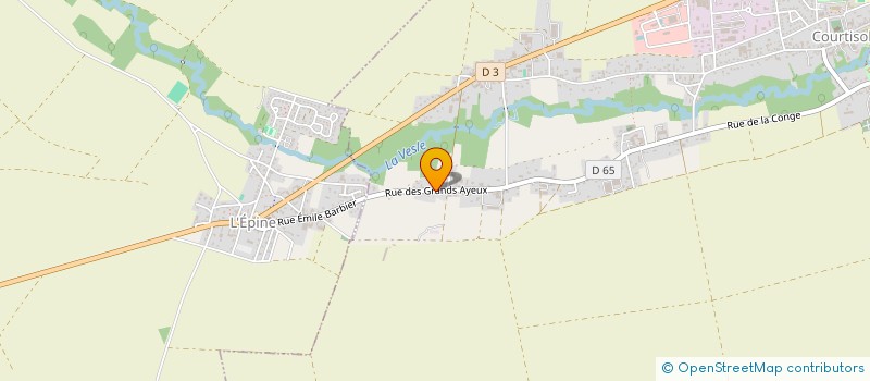 localisation de l'entreprise GEN DU BAT SARL HENRIET ET ASSOCIES à COURTISOLS