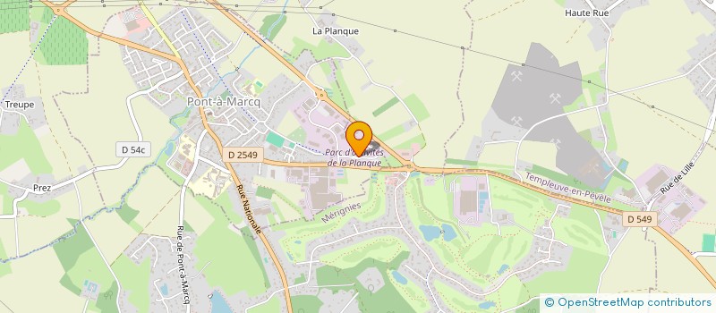 localisation de l'entreprise GEN'ETIQ à PONT-A-MARCQ