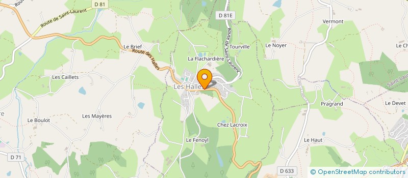 localisation de l'entreprise GEN FINANCIERE STOCKAGE & DISTRIBUTION à SAINTE FOY L'ARGENTIERE
