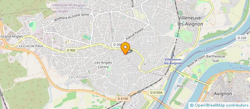 localisation de l'entreprise GEN GH  VILLENEUVE-LES-AVIGNON