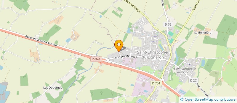 localisation de l'entreprise GEN IMMO à SAINT-CHRISTOPHE-DU-LIGNERON