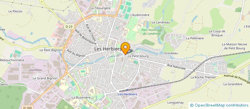 localisation de l'entreprise GEN'INK  LES HERBIERS